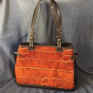 Dooney & Bourke Brown Leather Satchel